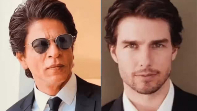 Shah Rukh Khan dan Tom Cruise