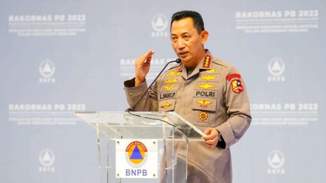 Kapolri Jenderal Listyo Sigit Minta Jajarannya Kelola Risiko Bencana