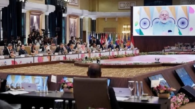 Pertemuan Tingkat Tinggi Menteri Luar Negeri G20 di New Delhi, India