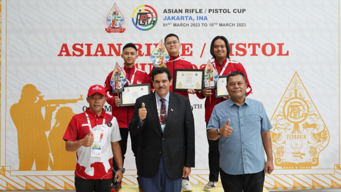 Indonesia Raih 2 Emas di Hari Pertama Asian Rifle/Pistol Cup 20