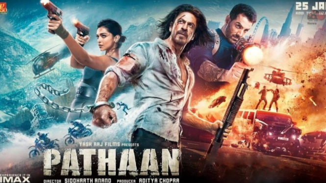 Pathaan Shah Rukh Khan Jadi film Hindi Nomor Satu Sepanjang Masa