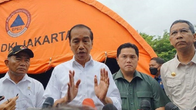 Presiden Jokowi Perintahkan Menteri BUMN Relokasi Korban Kebakaran