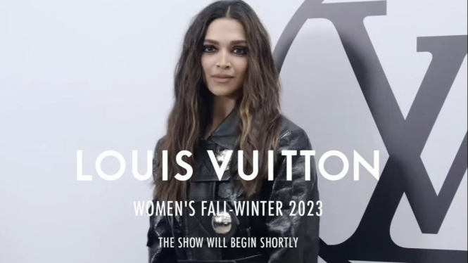 Deepika Padukone for the Louis Vuitton fall winter, 2023 campaign