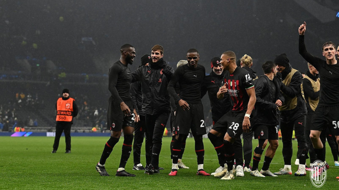 Imbang lawan Tottenham Hotspurs, AC Milan lolos ke perempat final