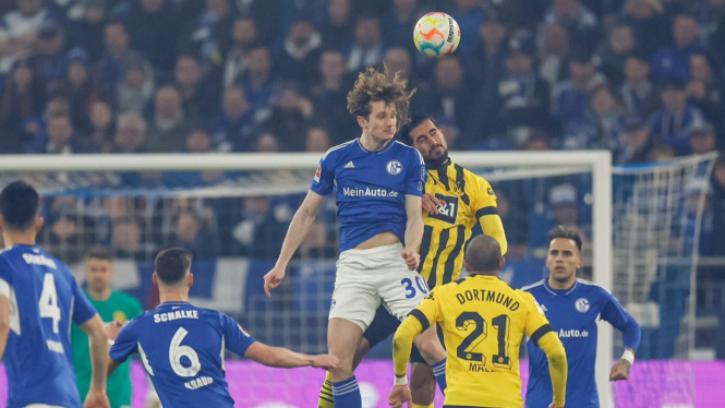 Rivierderby Skor  2-2, Dortmund Tertahan di Posisi Kedua Bundesliga