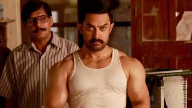 Aamir Khan di film ‘Dangal’.