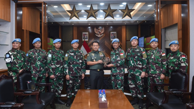 Kasad Jenderal TNI Dudung Abdurachman terima delegasi Unifil.