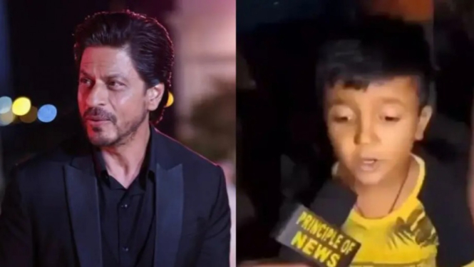 Seorang bocah India tirukan dialog Shah Rukh Khan