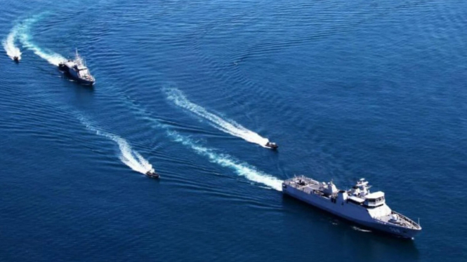 TNI AL latihan hadapi Multilateral Naval Exercise Komodo (MNEK).