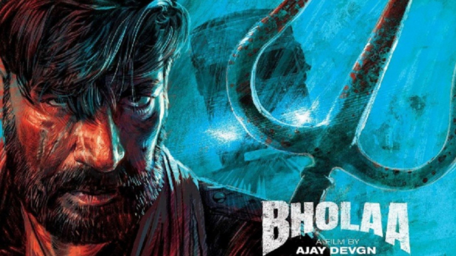 Poster film 'Bholaa'.