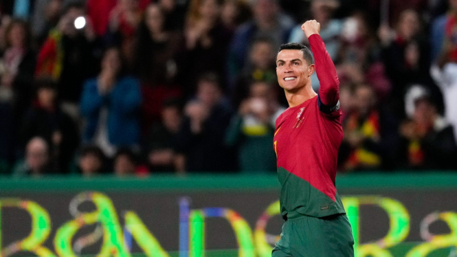 Cristiano Ronaldo jadi pemain dengan caps Internasional terbanyak