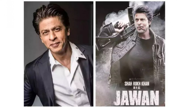 Poster Shah Rukh Khan dari Film Jawan yang Dibuat Penggemarnya