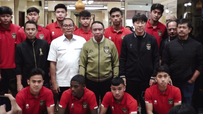Waketum PSSI Zainudin Amali temui para pemain Timnas Indonesia U-20