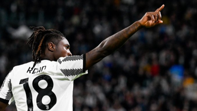 Moise Kean Cetak gol tunggal kemenangan Juventus