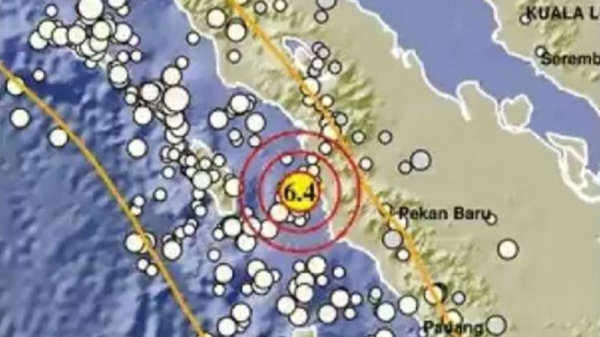 Gempa Magnitudo 6,4 Guncang Padang Sidempuan, Sumatera Utara