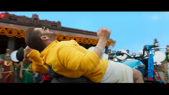 Salman Khan Bocorkan Adegan Aksinya di Klip Lagu Yentamma