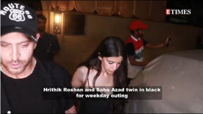 Hrithik Roshan dan Saba Azad.