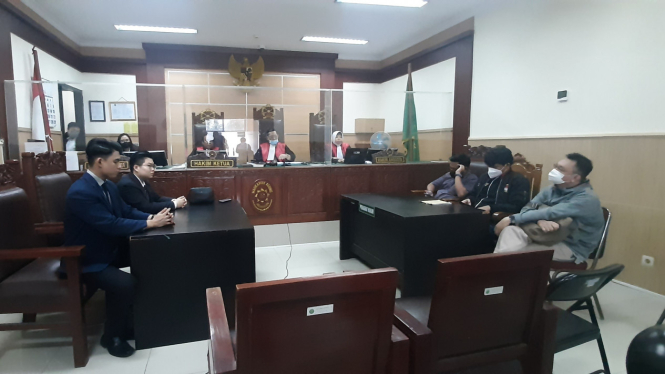 Pembacaan Putusan di Ruang Pengadilan Negeri Tangerang