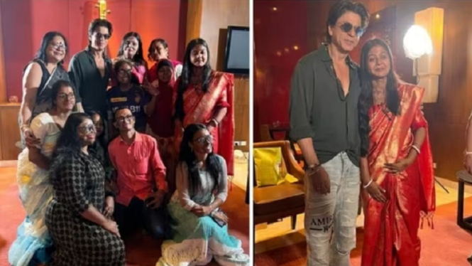 Shah Rukh Khan Disebut 'Raja Hati' saat Berfoto dengan Para Penyintas