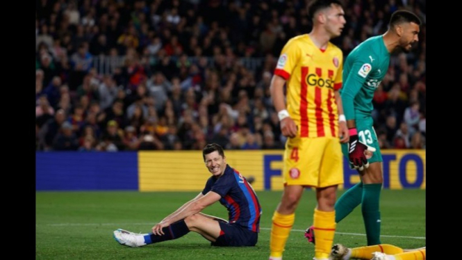 Gagal menang, Barcelona ditahan Girona 0-0
