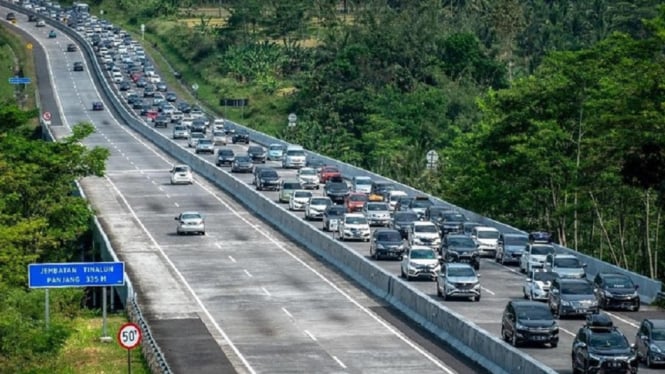 H-3 Lebaran, Tol Trans Jawa Akan Diberlakukan Sistem Satu Arah