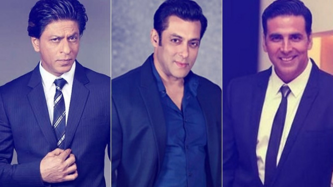Shah Rukh Khan, Salman Khan dan Akshay Kumar