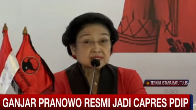 Ganjar Pranowo Capres 2024 dari PDIP, Begini Kata Megawati