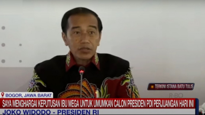 Ganjar Pranowo Capres 2024 dari PDIP, Ini Kata Presiden Jokowi