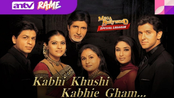 Mega Bollywood Spesial Lebaran 'Kabhi Khushi Kabhie Gham’ di ANTV Rame