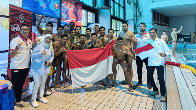Timnas Polo Air Putra Indonesia juara di VAT Cup Serbia 2023