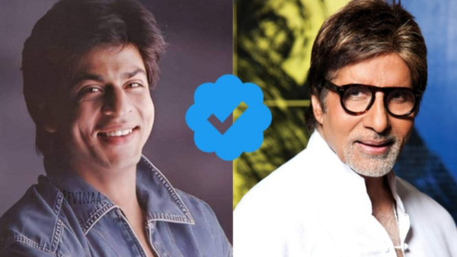 Shah Rukh Khan Dapat Centang Biru Gratis Di Twitter Saat Amitabh ...