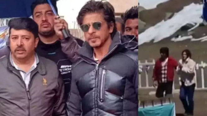 Shah Rukh Khan syuting 'Dunki" di Kashmir.