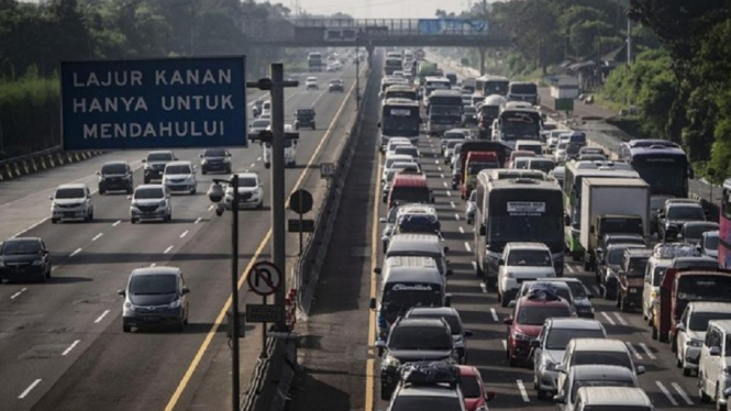 55,8 Persen Kendaraan Pemudik Belum Kembali ke Jakarta