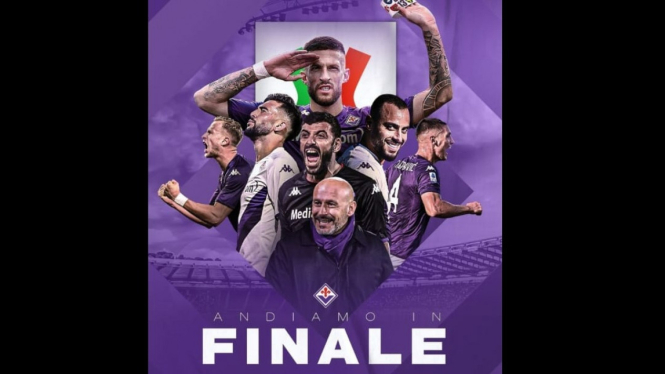 Singkirkan Cremonese, Fiorentina tantang Inter di final Coppa Italia