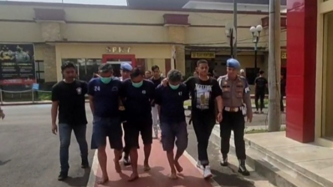50 Kali Mencuri, Tiga Tersangka Ditangkap Polresta Bandung