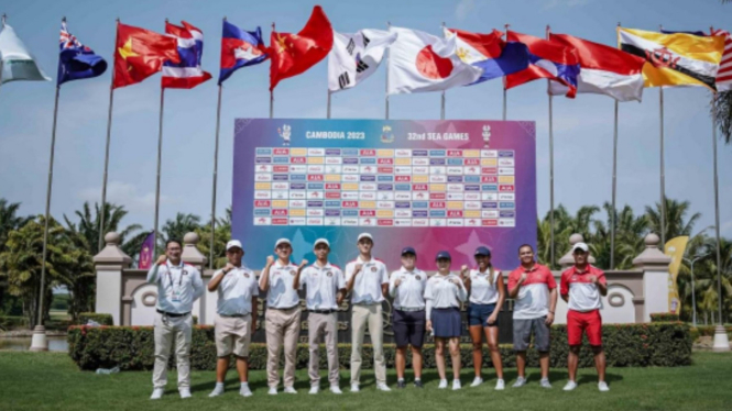 Timnas Golf Indonesia Lakukan Adaptasi Lapangan