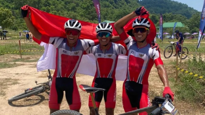 Pembalap Indonesia mendominasi nomor Cross-Country Olympics (XCO)