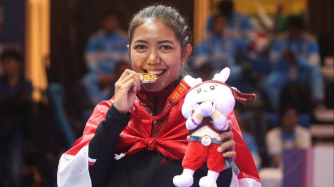 Manik Trisna Dewi Wetan sumbang emas di SEA Games 2023