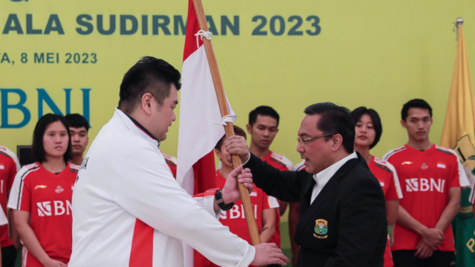 Perayaan HUT PBSI ke-72 dan pelepasan atlet untuk Piala Sudirman 2023