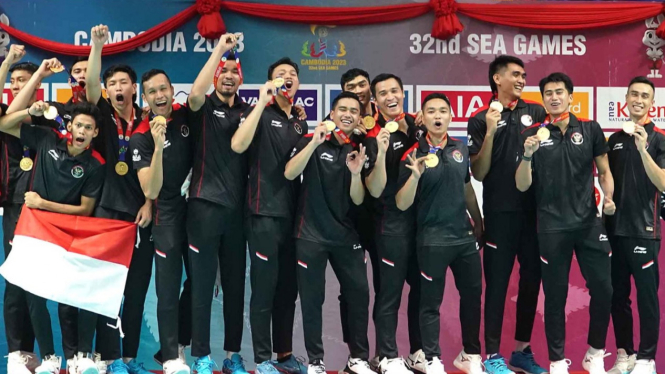 Tim Voli Putra Juara SEA Games 2023