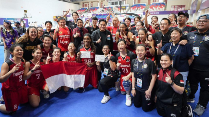 Emas Sempurna Basket Putri 5x5, Erick Thohir: Pencapaian Luar Biasa