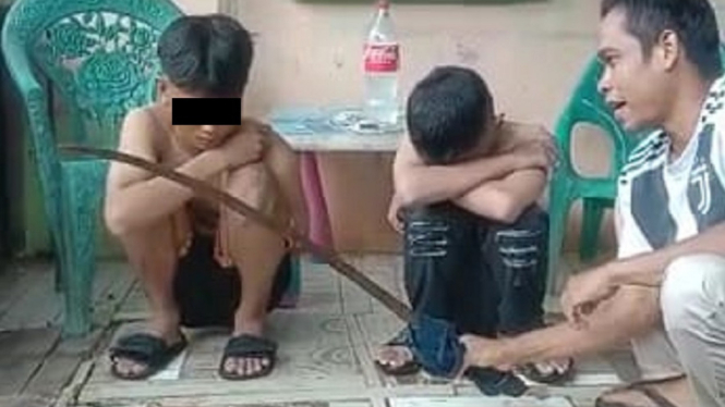Warga Tangkap Komplotan Geng Motor Remaja di Bandar Lampung