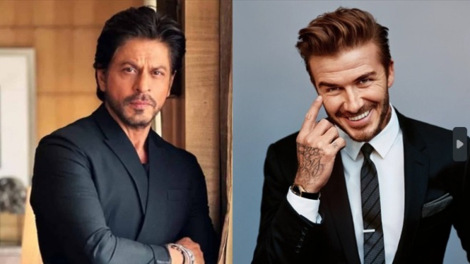Shah Rukh Khan dan David Beckham