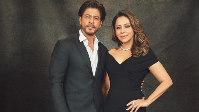 Foto Romantis Shah Rukh Khan dan Gauri Khan