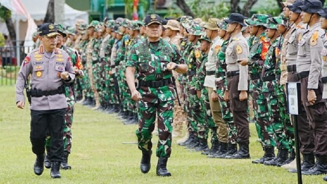Panglima TNI dan Kapolri Buka Latsitarda Nusantara 2023 di Padang