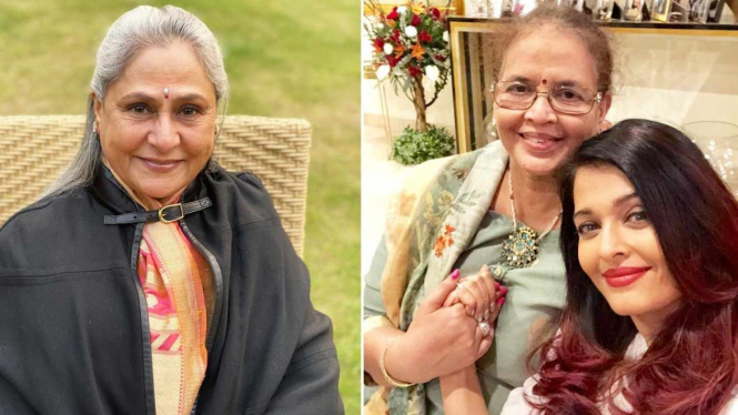 Jaya Bachchan tepis tangan ibu Aishwarya Rai