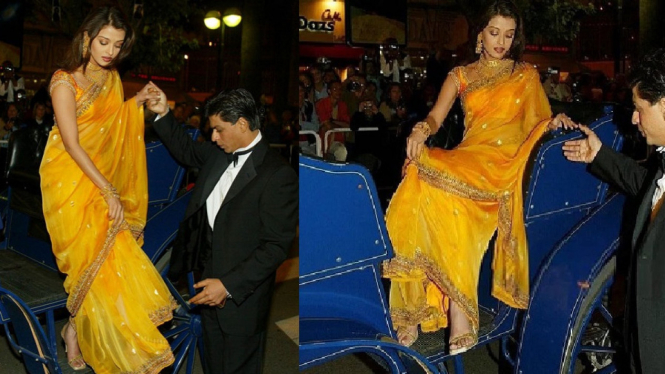 Penampilan Shah Rukh Khan dan Aishwarya Rai di Festival Film Cannes