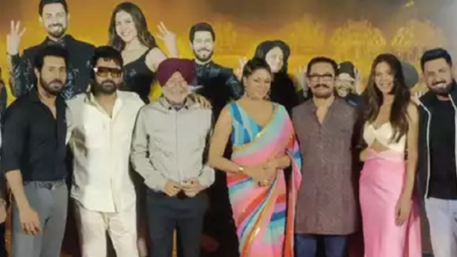 Aamir Khan Meluncurkan Trailer Carry on Jatta 3, Begini Suasananya