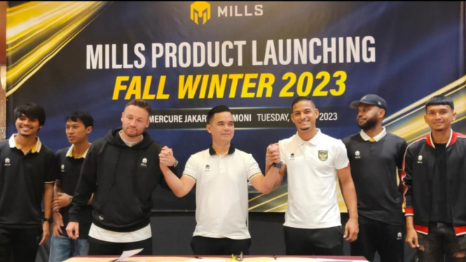 Marc Klok resmi jadi BA aparel Timnas Indonesia, Mills
