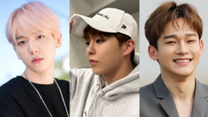 Baekyun, Xiumin, Chen EXO